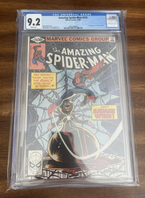 Amazing Spider-Man #210 (1980, Marvel) - CGC 9.2 - 1st Appearance Madame Web
