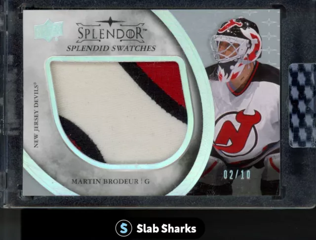 2017 Upper Deck Splendor Martin Brodeur Splendid Swatches Patches /10