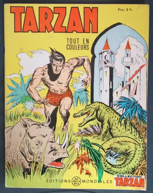 Tarzan 45 EO Editions Mondiales Del Duca Tout en couleurs