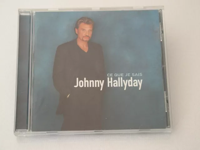 CD    Johnny Hallyday    Ce que je sais