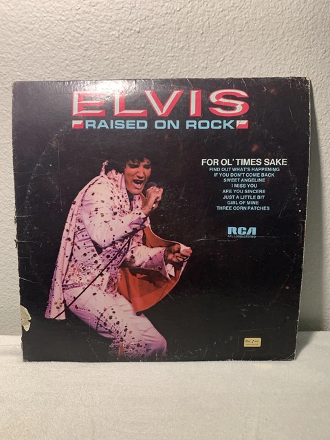 1973 VINTAGE Elvis Presley Raised on Rock LP Vinyl Record Album APL1-0388 