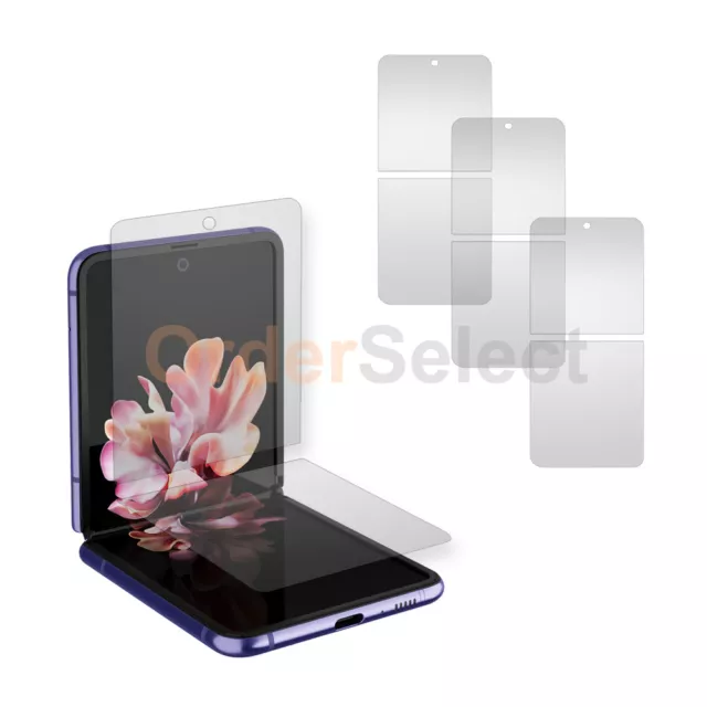 3X LCD Ultra Clear HD Screen Shield Protector for Phone Samsung Galaxy Z Flip