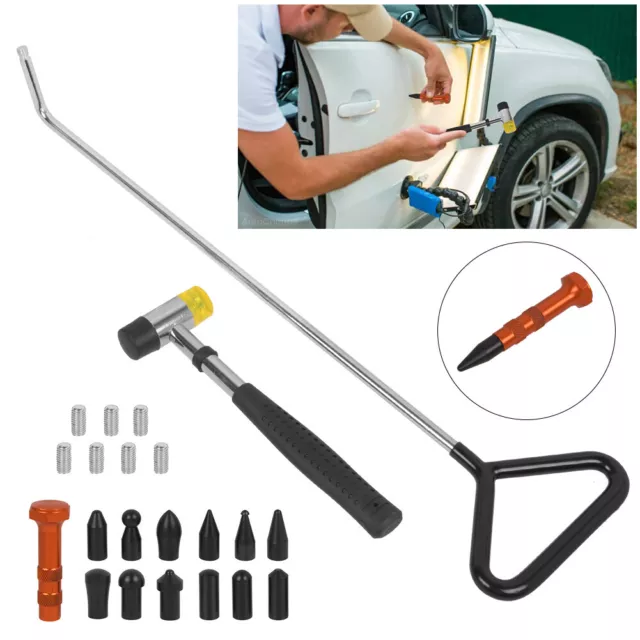 Professional Paintless Dent Repair Puller Rod Kit Auto Car Dent Removal Tool Set