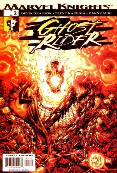 Ghost Rider #2 Volume 3 Marvel Knights Comics September 2001 (VFNM or Better)