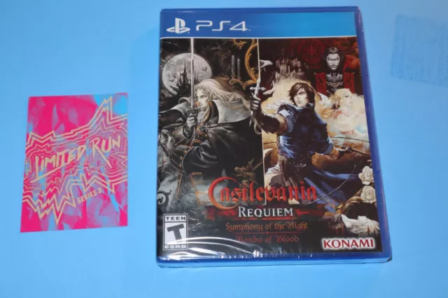 Castlevania Requiem + Random Card PS4 Limited Run #443 LRG IN HAND