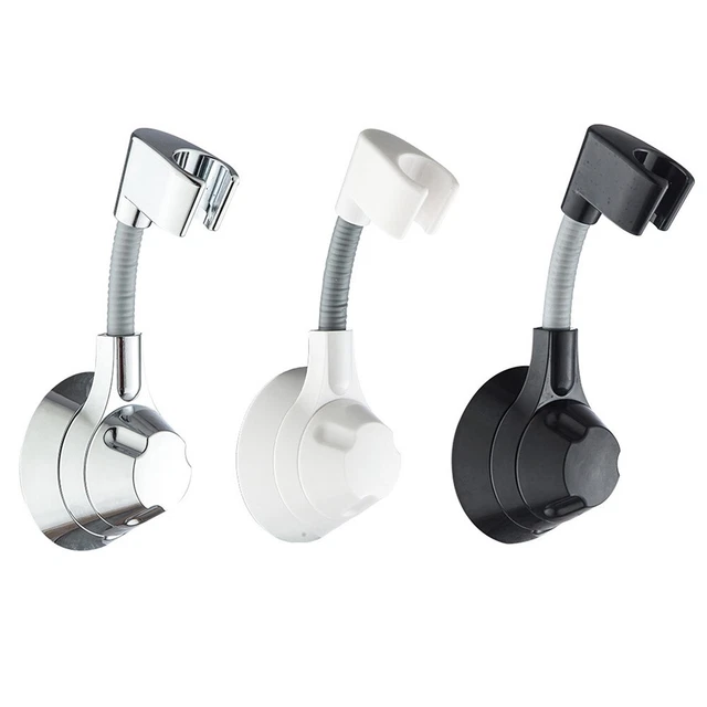 Cabezal de ducha soporte de pared ABS baño ajustable para la mayoría de los cabezales de ducha
