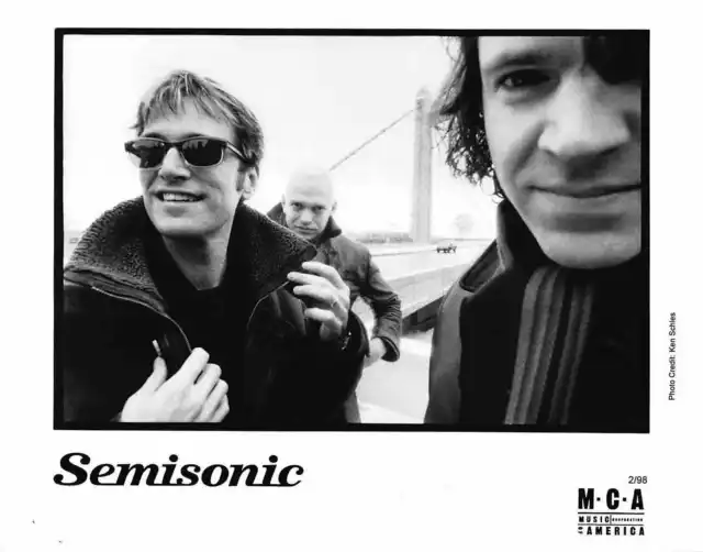 1998 Feeling Strangely Fine Semisonic 8"x 10" b &w Glossy Photo and Press kit
