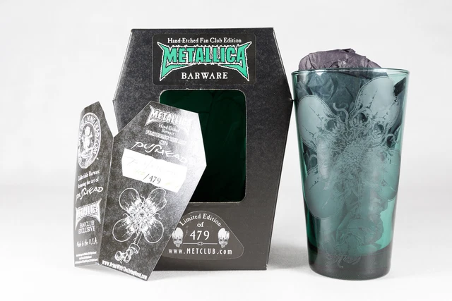Metallica Pushead Glass FOR SALE! - PicClick Metallica Pushead Glass FOR SALE! - PicClick