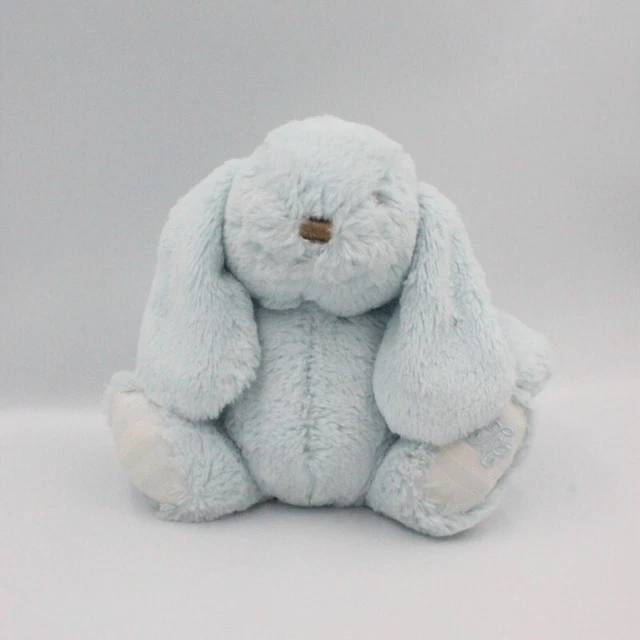 Doudou peluche musical lapin bleu TARTINE ET CHOCOLAT - 25021