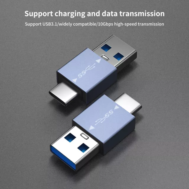 Type-c to Usb Adapter Portable 10gbps Data Transfer Type Male to Usb Female
