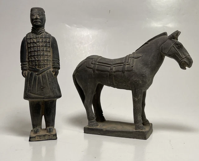 Vintage Chinese Terracotta Warrior Emperor Shi's Horse QIN Dynasty