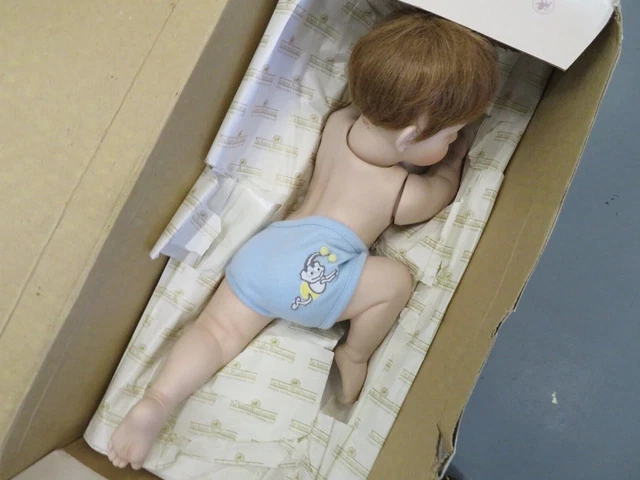 Porcelain Doll Ashton Drake "Snug As A Bug" By Titus Tomescu