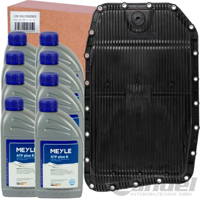 VASCA OLIO CAMBIO + FILTRO + OLIO ATF 8x1L 6 marce adatto per BMW Serie 3 E90 5 E60 X3 E83