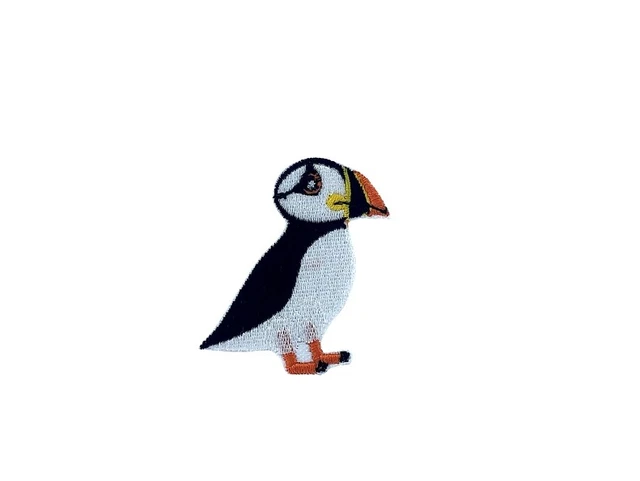 Patch aufnaher aufbugler applikation bügelbild Papageientaucher puffin