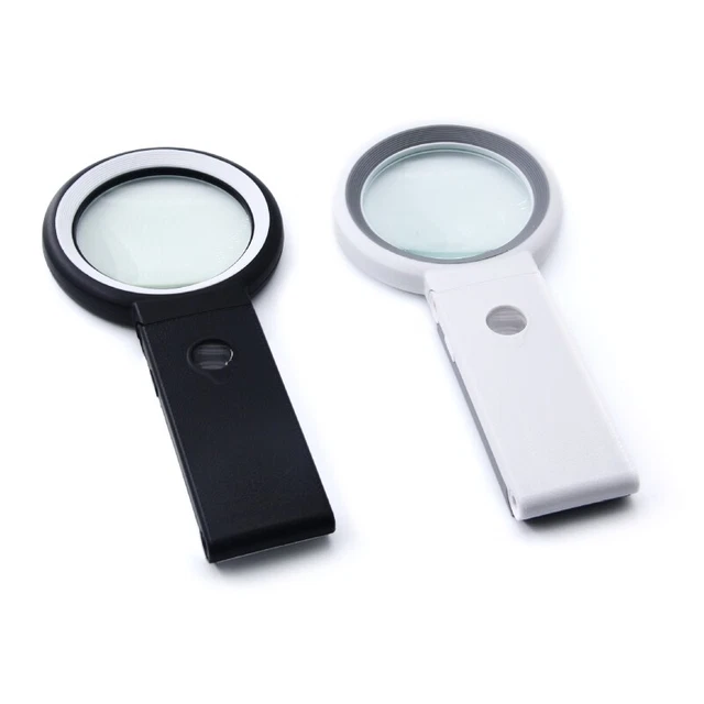 Handheld Magnifying Glass with Light Scale Lighted Magnifier Glasses 18 LED
