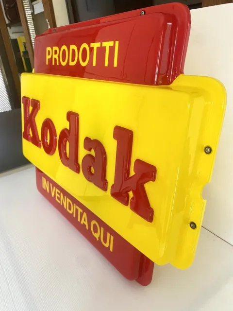 KODAK Insegna Targa Vintage Plastica 66x 50 cm