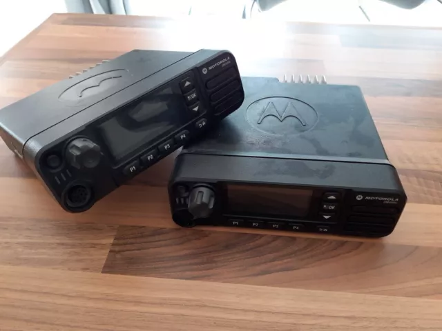 2 x Motorola DM4600e UHF 2 Way Radios