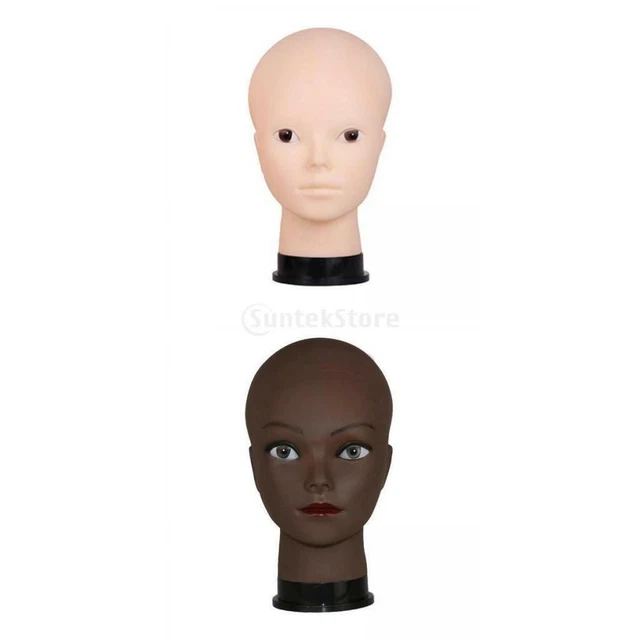 Tête en PVC Modèle Mannequin Rack Durable Chapeau Lunettes Bijoux Outil