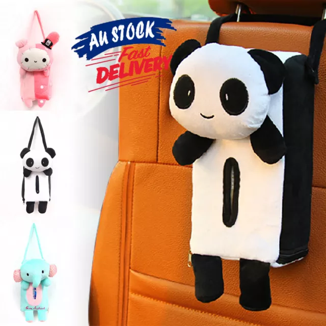 Car Cartoon Decor Animal Tissue Box Paper Storage Napkin Cover Holder Hanging