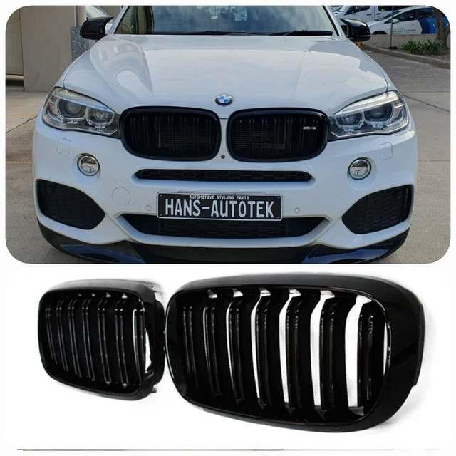 thumbnail image 2 of Gloss Black Kidney Grilles For 2014-2017 BMW X5 F15 & X6 F16 – Front Pair 2 of 3