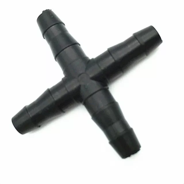Versatile Barbed Cross Drip Fittings 20pcs Pack for Garden Watering Systems