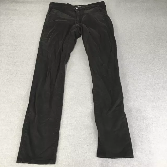 Ziggy Denim Mens Skinny Jeans Size 30 (W30 x L31) Black Pins & Needles Denim