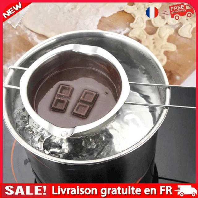 Pot De Fonte De Cire 1.2L Aluminium Avec Cuillère 17cm - Fabrication Bougies DIY - Poignée Chaleur