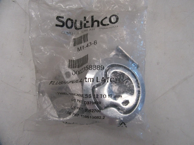 Southco Flush Pull Hatch Latch W/ Keys M1-43-8 Stainless Steel Marine Boat