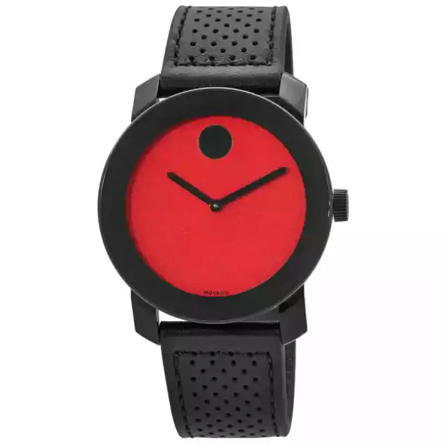 Movado Bold TR90 Quartz Red Museum Dial Men's Watch 3600762