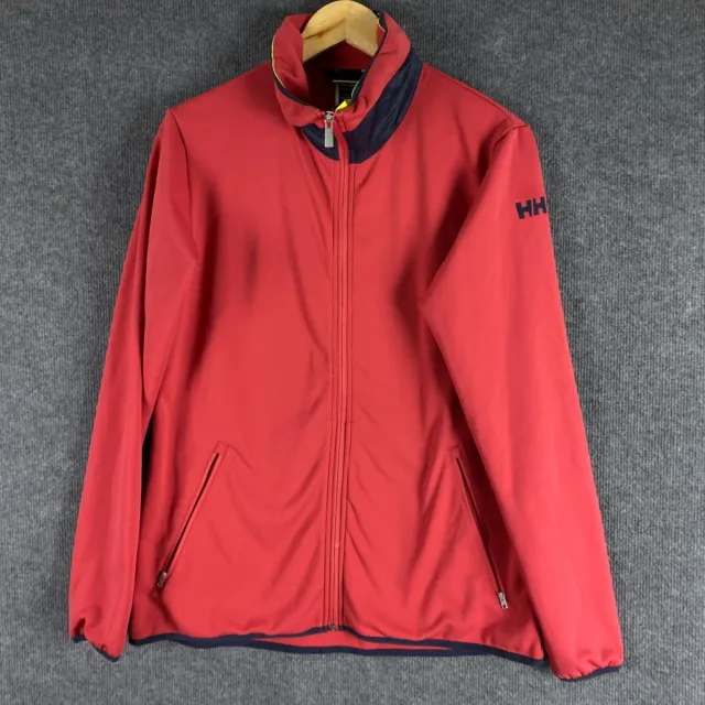 Helly Hansen Jacket Womens Extra Large Plus Red Black Bomber Outdoors Hiking