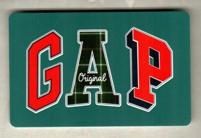 GAP Christmas, Classic Logo 2022 Gift Card ( $0 )