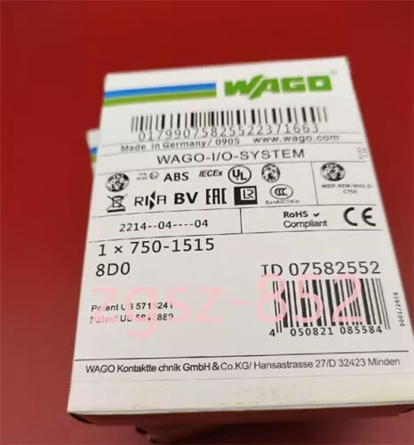 NEW WAGO 750-1515 Module 750-1515 New In Box 750-1515 750-1515