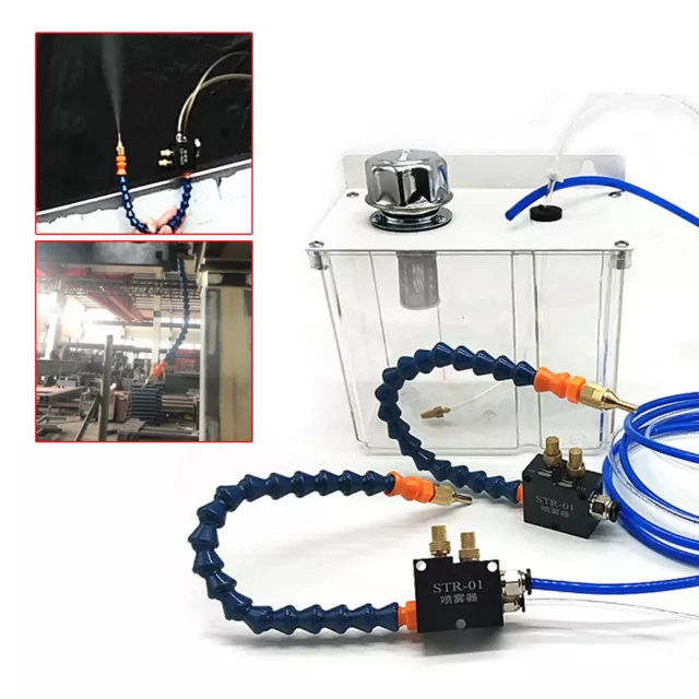 Coolant Cooling Spray Pump Mist Sprayer System for CNC Lathe Milling Machine USA