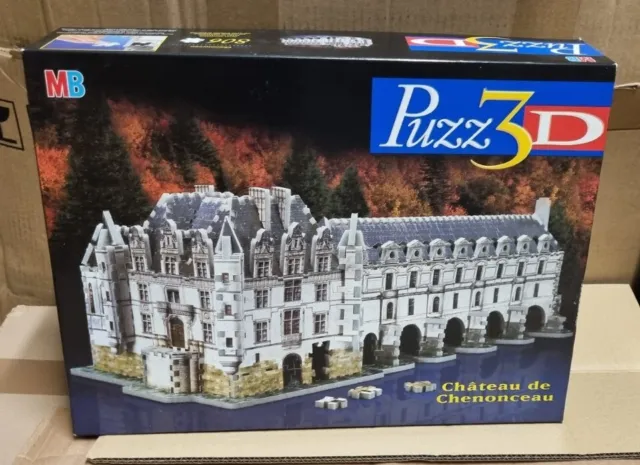Chateau de Chenonceau Puzz 3D Puzzle MB Spiele 806 Teile Puzzel