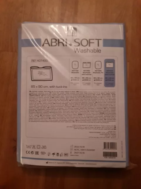 Abena Abri-Soft waschbare Unterlagen 85 x 90 cm 1 Stück (1 Packung)