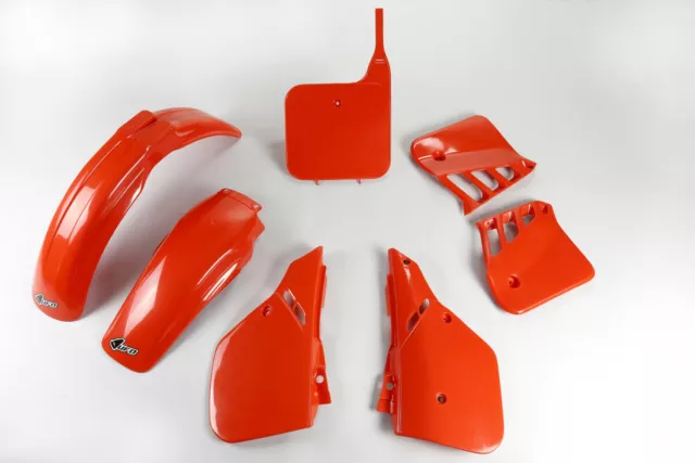 kit plastiche carene Ufo Honda Cr 250 1987 arancione OEM '87 motocross anni 80