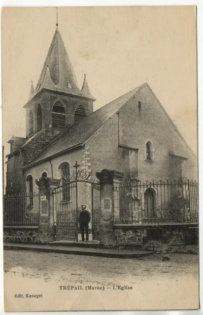 TREPAIL - Marne - CPA 51 - l' église