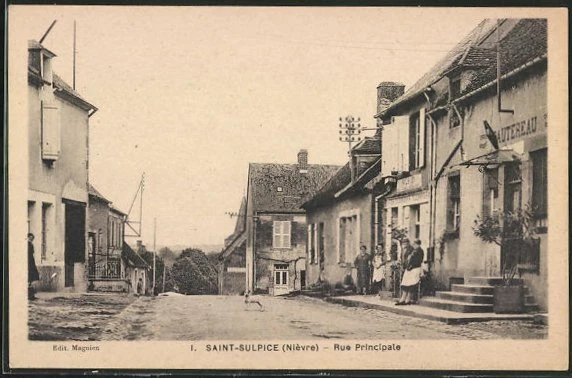 CPA Saint-Sulpice, Vue en Rue Principale