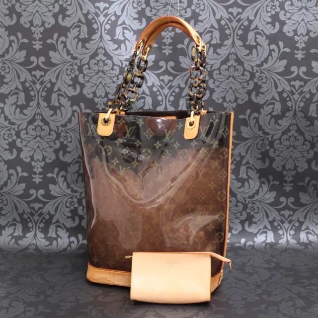 Sold Louis Vuitton Hippopotamus Amble PM Tote Bag Clear Monogram