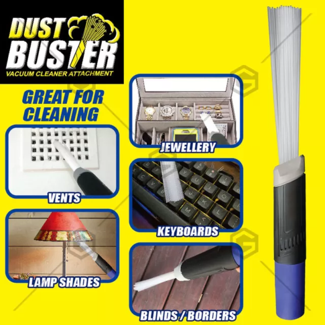 Dust Clean Brush Cleaner Dirt Remover Universal Vacuum Attachment Brush Head 2