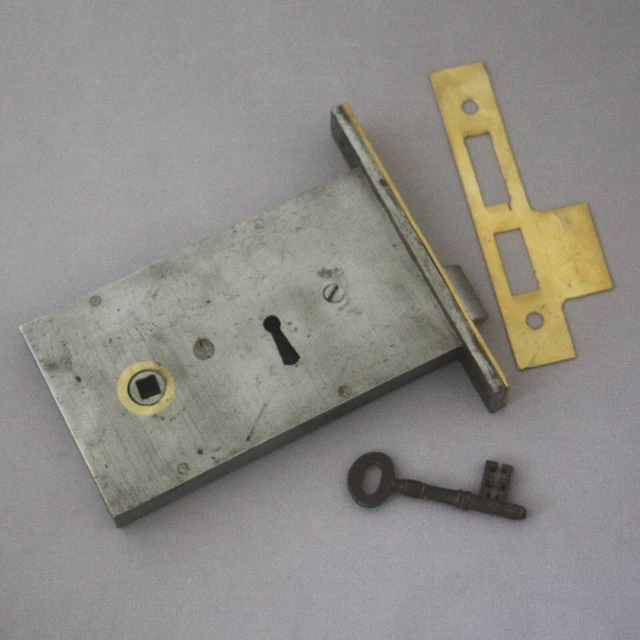 Ancho Caja Temprano Victoriano Ranura Cerradura