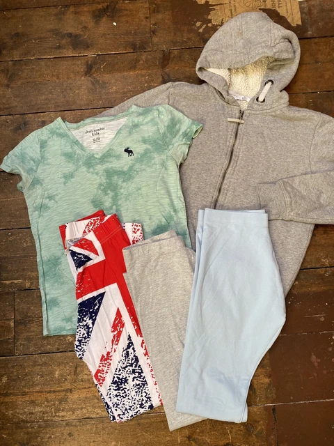 Girls bundle age 13-14 years M&S hoodie next leggings Abercrombie tshirt