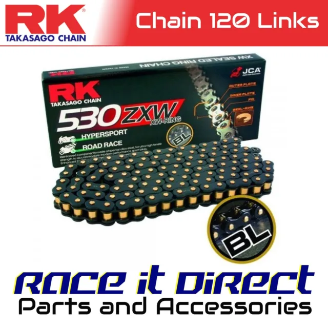RK Chain for SUZUKI GSF 1250 S BANDIT ABS 2007-2011 SHD ZXW XW-Ring Black Gold