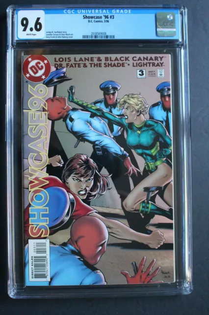 Showcase ‘96 #3 BIRDS OF PREY Prototype ORACLE Black Canary 1996 MOVIE CGC 9.6