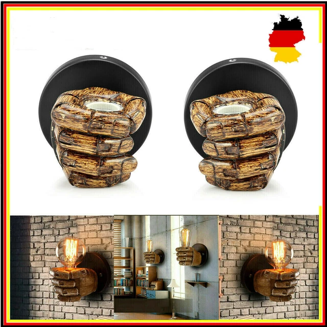 Antik Retro Vintage E27 Wandleuchte Wandlampe Industriell Wand lampe Licht