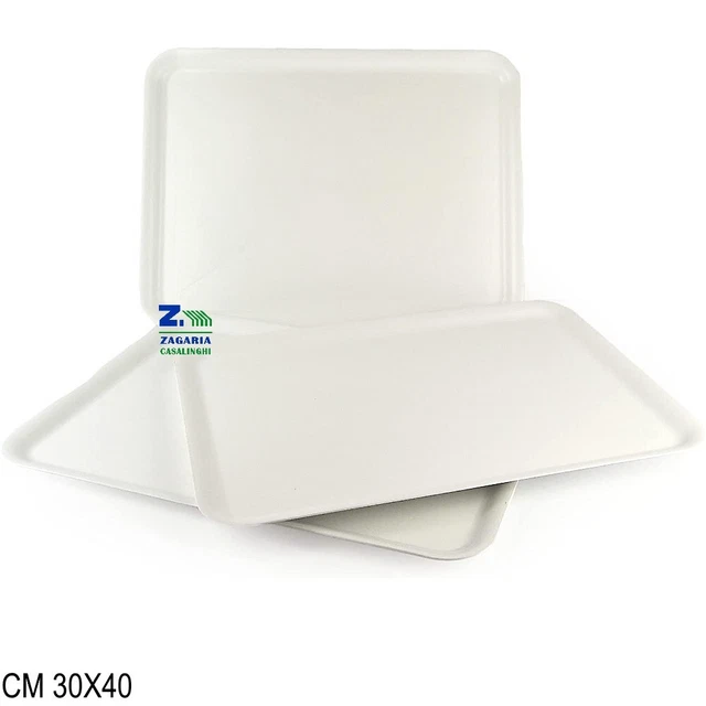 Vassoio Sottotorta Paperino Cm 30X40 In Plastica Bianco Per Torte Dolci Salati