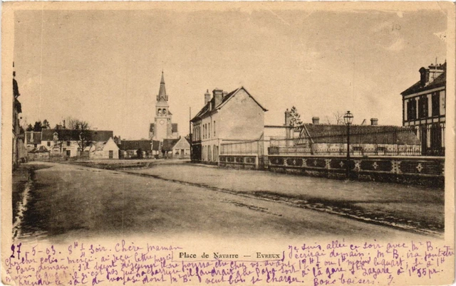 CPA Place de NAVARRE - EVREUX (656570)