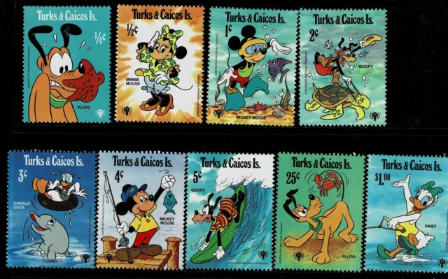 Disney - Turks/Caicos Is - 1979 Año De Edición Infantil - Uhm - Dis 179