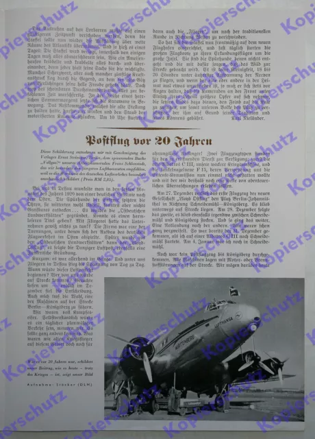 Deutsche Lufthansa DLH Werkzeitschrift „Der Lufthanseat“ Heft 2 Luftfahrt 1941 2