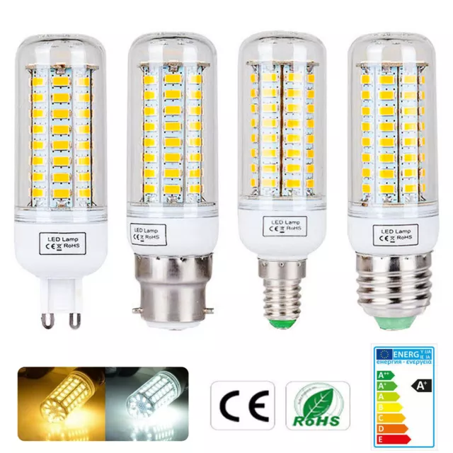 1-8x LED E27 E14 B22 G9 Mais Lampe Birne 5730 SMD Leuchtmittel Licht 220V-240V